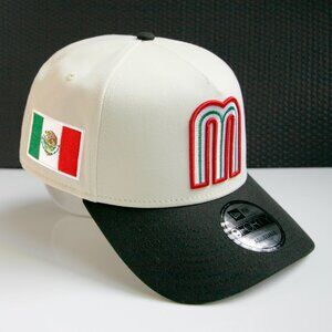 New Era 9FORTY Chrome Mexico Men’s Adjustable Hat World Baseball Limited-Edition
